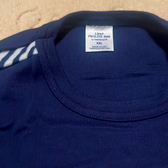 Men’s Helly Hansen Lifa Base layer | XXL | Thermal Crewneck | Navy | NWOT - Picture 3 of 5